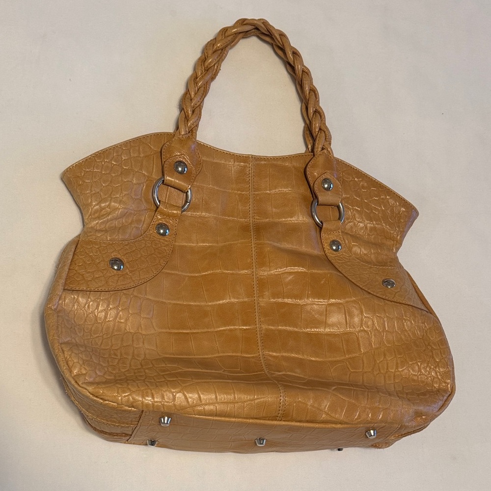 NWOT Roberta Gandalfi Italian leather purse.  Gorgeous light tan color.